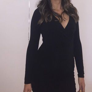 Black Wrap Dress